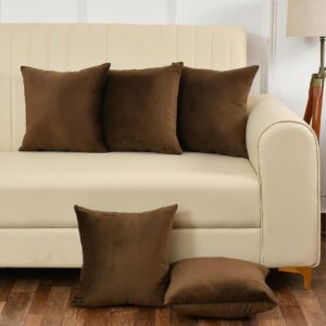 Plain Velvet Cushion Covers 5 pic,s set